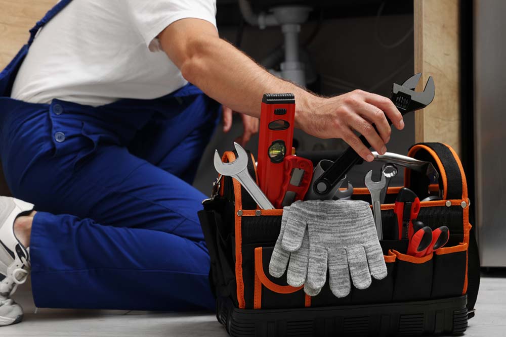 Commercial plumbing work