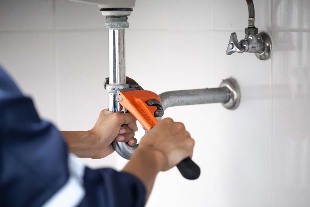 Plumbing repair work