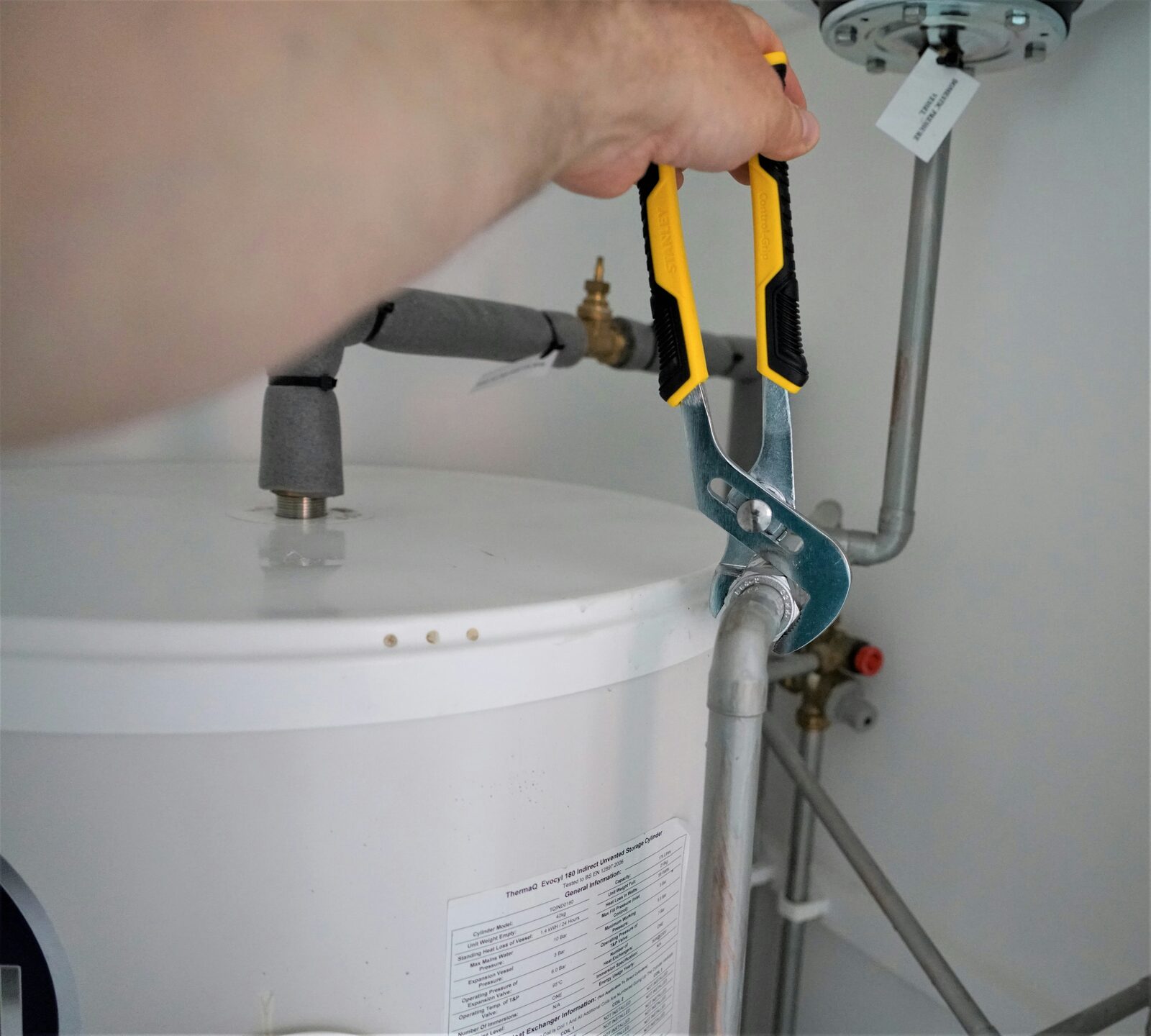 Water heater installation